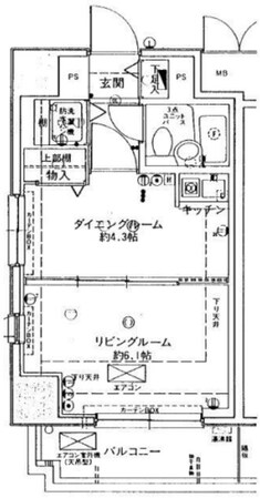 メイツ品川南の物件間取画像